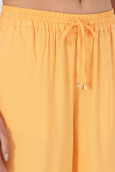 Брюки на кулиске широкие - G082SZ0780ECOLE Брюки жен. (VR202, 40)