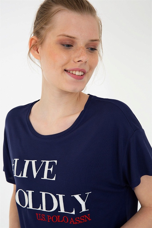 Футболка из хлопка с логотипом - G082SZ0110DEPT Футболка жен. (VR033, XS)