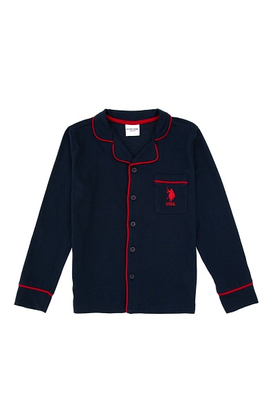Пижама с длинным рукавом из хлопка для мальчиков - G083SZ0HF0US2234 Костюм дом. муж. детс. (VR033, 14_15)