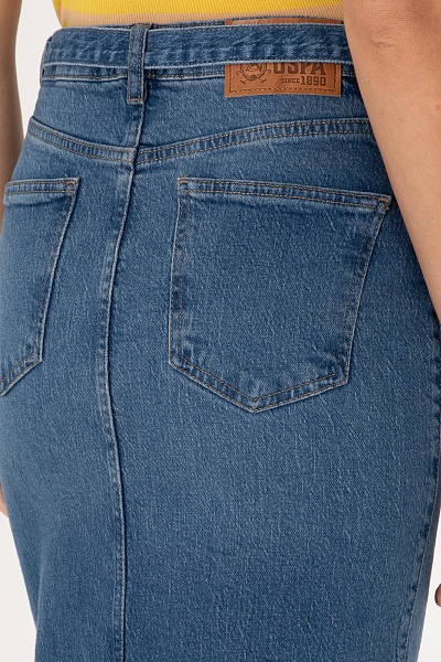 Юбка джинсовая миди - G082SZ0550TENDER Юбка жен. (DN0022, 40)