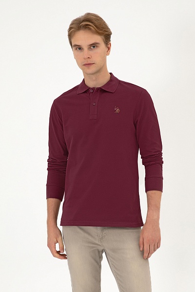 Поло с длинным рукавом из хлопка - G081SZ0820E_GTPSK025 Толстовка муж. (VR177, 2XL)
