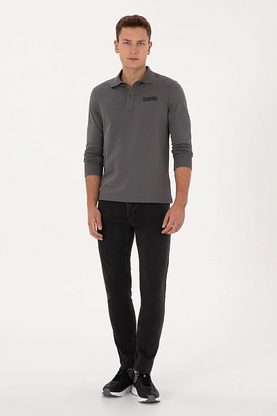 Поло с длинным рукавом из хлопка - G081SZ0820E_ENDOS Толстовка муж. (VR024, XL)