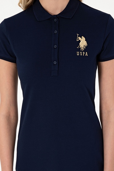 Платье-поло мини приталенное - G082SZ0750MTS02225_075 Платье жен. (VR033, 2XL)