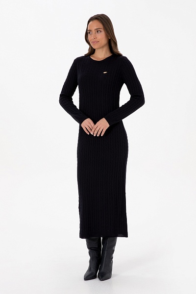 Платье миди трикотажное из хлопка - G082SZ0TE0RACER Платье жен. (VR033, XS)