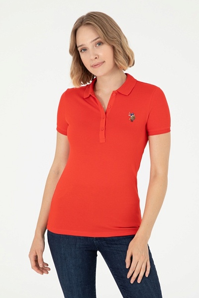 Футболка-поло хлопковая - G082SZ0110TP0124-CLR Футболка жен. (VR030, 2XS)