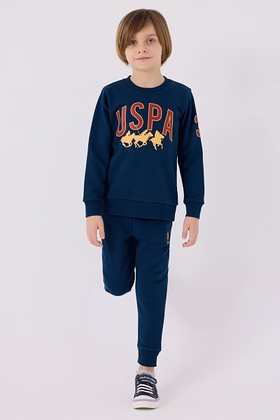 Свитшот и спортивные брюки для мальчиков - G083SZ0HF0US1908 Костюм дом. муж. детс. (VR028, 4_5)