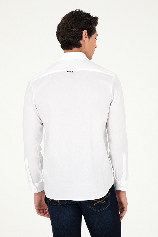 Рубашка из хлопка приталенная - G081SZ0040CEDRO024K Сорочка муж. (VR013, 4XL)