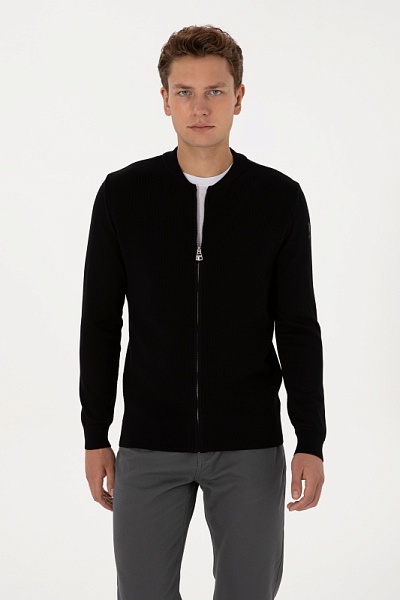 Кардиган на молнии из хлопка - G081SZ0TH0BOMBER_BSK25 Кардиган муж. (VR046, XL)