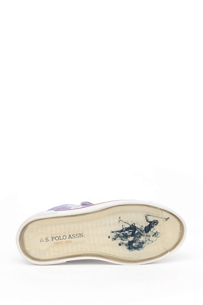 Кеды на липучках для девочек - S084SZ0330Y24LINEN Обувь жен. детс. (VR034, 32)