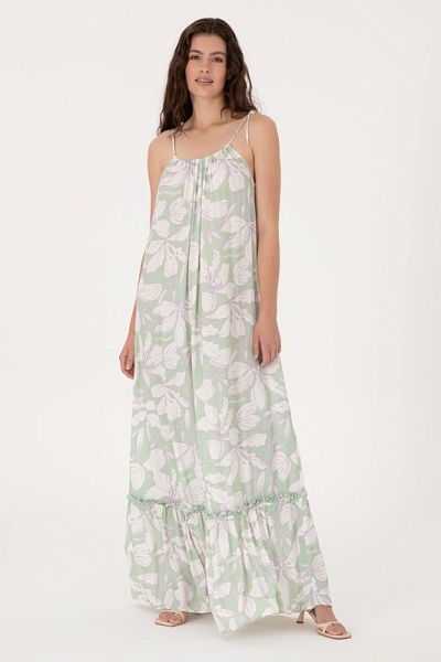 Сарафан макси из вискозы с принтом - G082SZ0320FREYO Платье жен. (VR048, 34)