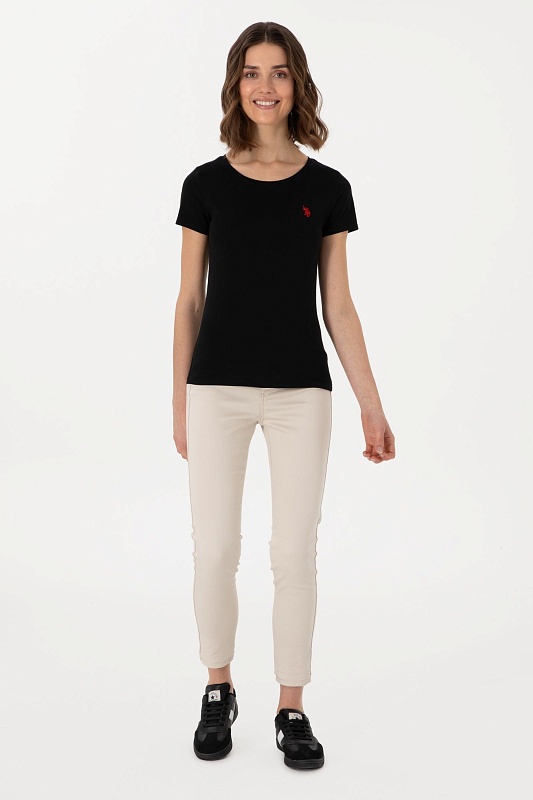 Футболка из хлопка с логотипом - G082SZ0110TO25 Футболка жен. (VR046, M)