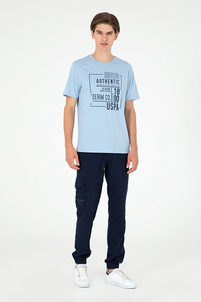 Джоггеры с добавлением льна - G081SZ0780JOGGER24Y Брюки муж. (VR033, 38, 32)