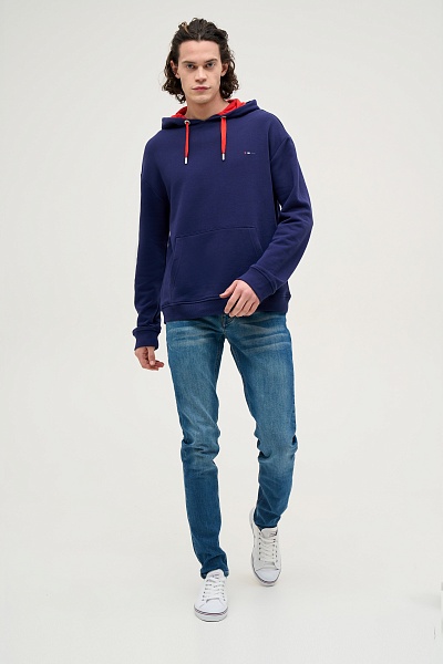 Худи с логотипом - G081SZ0820FEAL-R Толстовка муж. (VR033, XL)