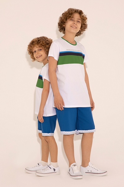Шорты брючные для мальчиков - G083SZ0310NERSLEY Бермуды муж. детс. (VR045, 5_6)