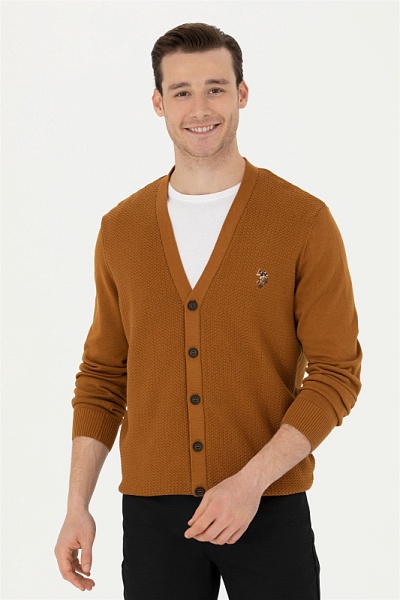 Кардиган на пуговицах из хлопка - G081SZ0TH0TBH01-BSK23 Кардиган муж. (VR153, L)