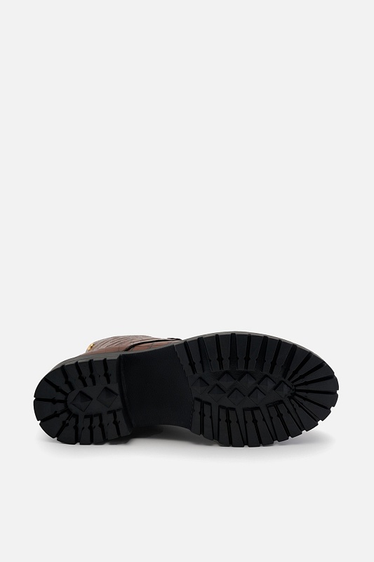 Ботинки кожаные на шнурках и молнии - S082SZ0330K24KEYNES Обувь жен. (VR099, 36)