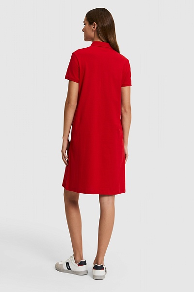Платье-поло мини из хлопка прямое - G082GL0750GURLIN_IY26 Платье жен. (VR171, XL)