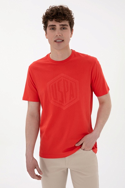 Футболка с принтом - G081SZ0110GASTON Футболка муж. (VR213, XL)