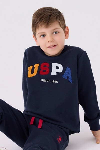 Свитшот и спортивные брюки для мальчиков - G083SZ0HF0US1942 Костюм дом. муж. детс. (VR033, 4_5)