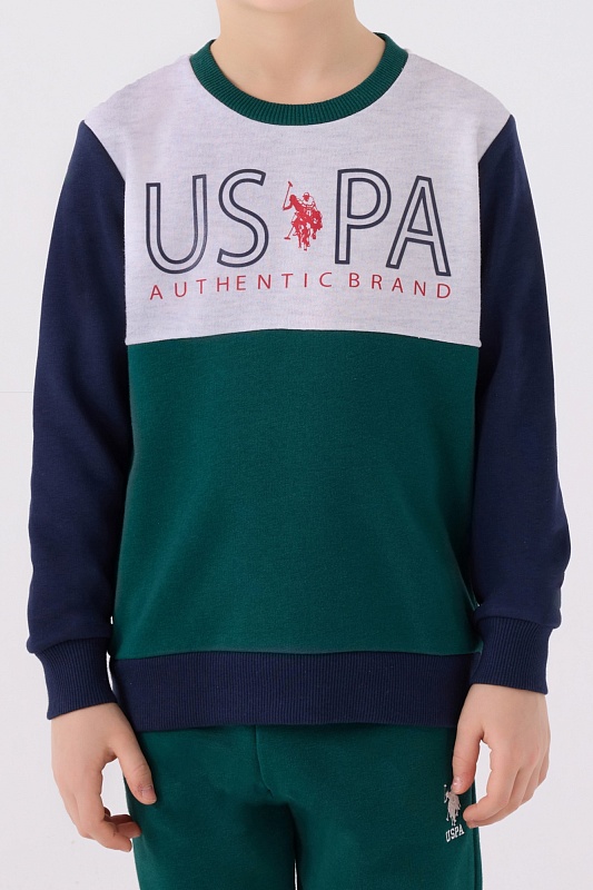 Свитшот и спортивные брюки для мальчиков - G083SZ0HF0US1922 Костюм дом. муж. детс. (VR079, 9_10)