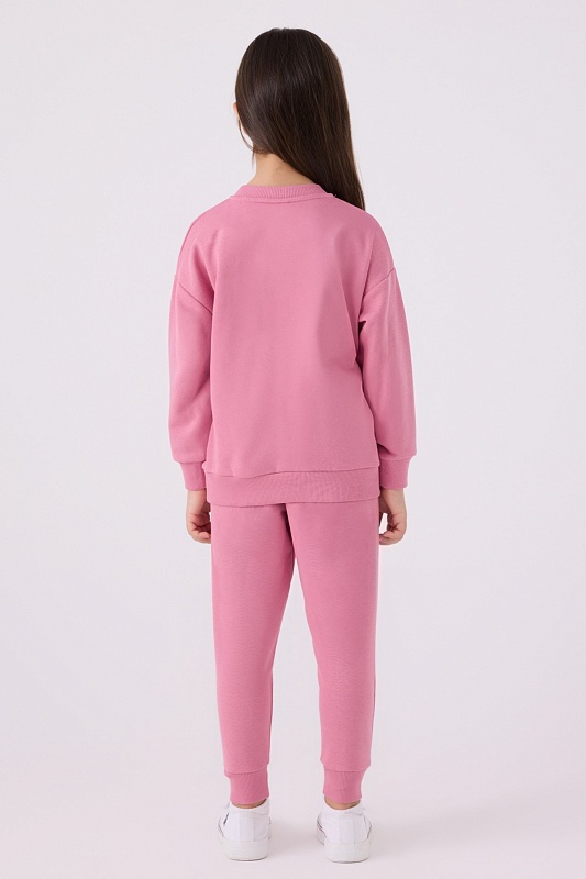 Свитшот и спортивные брюки для девочек - G084SZ0HF0US1972 Костюм дом. жен. детс. (VR041, 15X)
