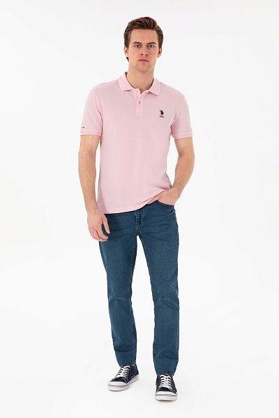 Футболка-поло из хлопка с логотипом - G081SZ0110TP04IY025 Футболка муж. (VR078, XL)
