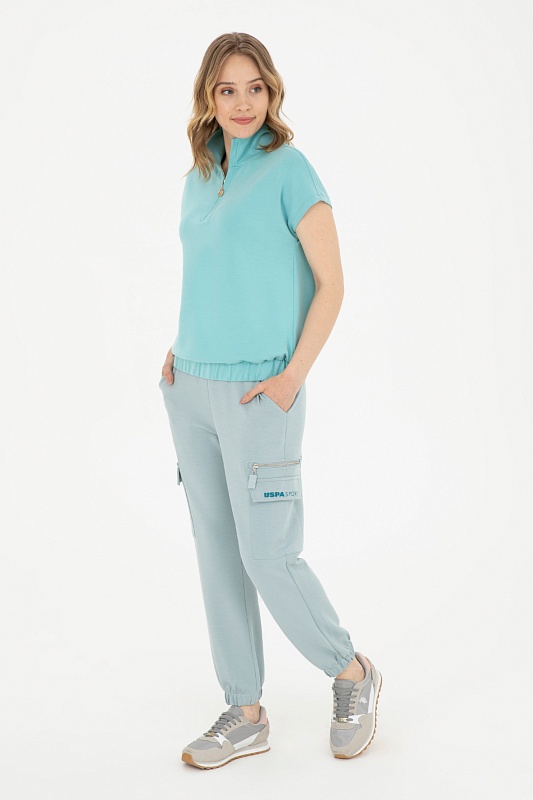 Толстовка с коротким рукавом без капюшона - G082SZ0110PALEY Футболка жен. (VR090, 2XS)