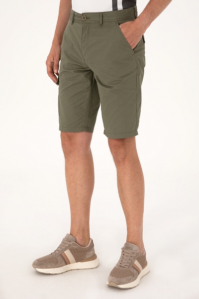 Шорты карго из хлопка - G081SZ0310CURVIS Бермуды муж. (VR111, 31)
