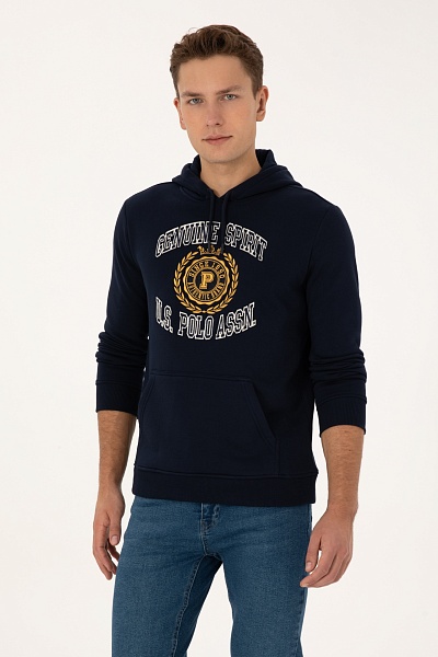 Худи с нашивкой - G081SZ0820HARBERT Толстовка муж. (VR033, XL)