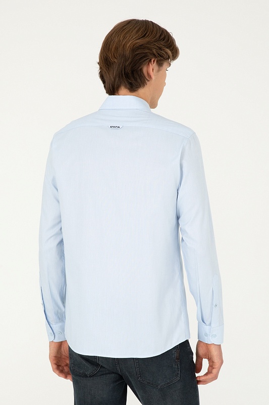 Рубашка из хлопка приталенная - G081SZ0040CEDRO024K Сорочка муж. (VR003, 3XL)