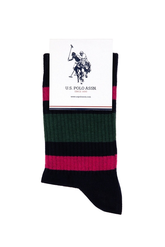 Носки хлопковые высокие, 2 пары - A082SZ013P01EMMA_SK25 Носки жен. (VR079)