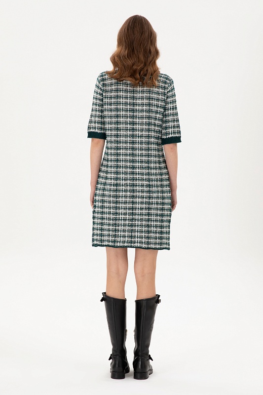 Платье мини твидовое - G082SZ0TE0HAZIL Платье жен. (VR079, XS)