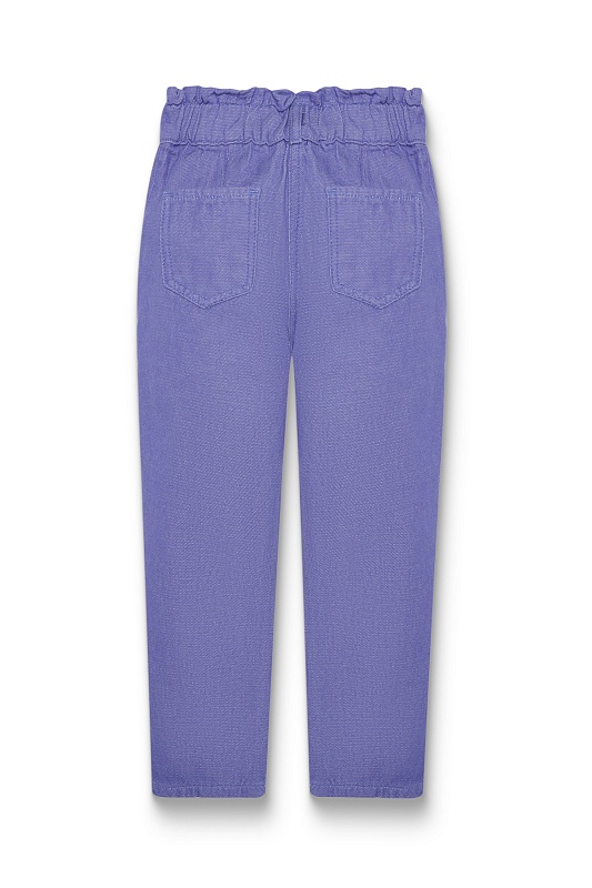 Джинсы на резинке зауженные для девочек - G084SZ0800MARLEKIDS23K-LILA Джинсы жен. детс. (VR034, 9_10)