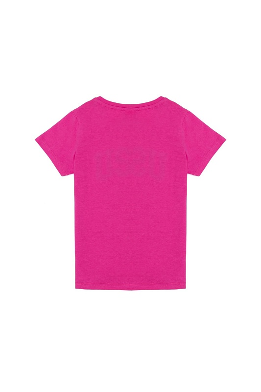 Футболка из хлопка с надписью для девочек - G084SZ0110KEAN-IY23 Футболка жен. детс. (VR023, 7_8)