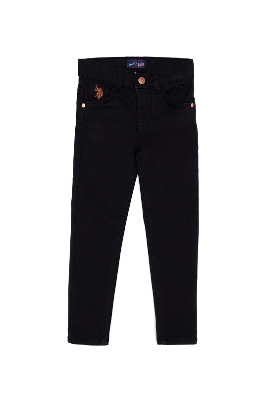 Джинсы зауженные для девочек - G084SZ0800RC-ISSYKIDS23Y-S Джинсы жен. детс. (DN0027, 6_7)