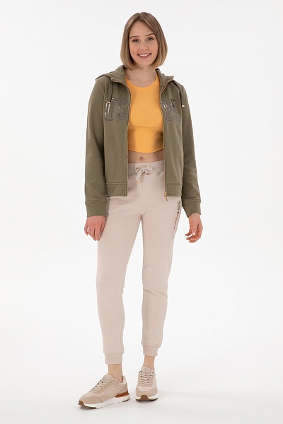 Толстовка на молнии с капюшоном - G082SZ0820SW0125 Толстовка жен. (VR052, L)