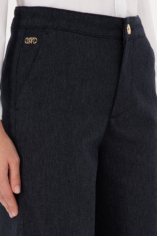 Брюки широкие из хлопка - G082SZ0780BARA Брюки жен. (VR033, 48)