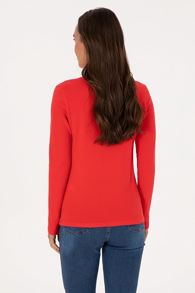 Поло с длинным рукавом из хлопка - G082SZ0820TPG_SK025 Толстовка жен. (VR030, M)