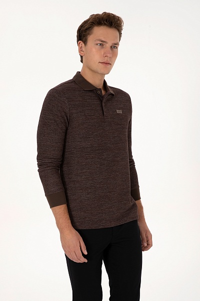 Поло с длинным рукавом с хлопком - G081SZ0820LISEYSK025 Толстовка муж. (VR029, 2XL)