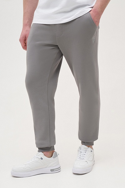Спортивные брюки на манжетах - G081SZ0OP0ART_BAZAOP24K Брюки спорт. муж. (VR001, XS)