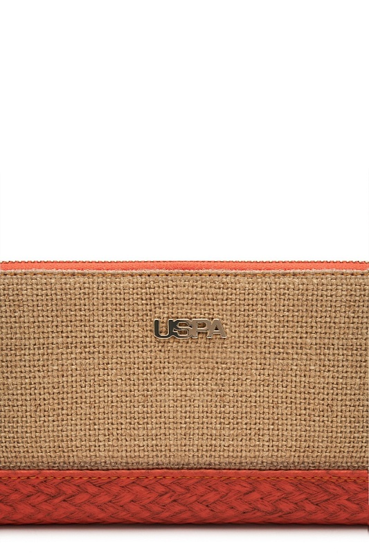Кошелек  из джута на молнии - A082SZ0SR0Y24MUSSEDA Портмоне жен. (VR051)