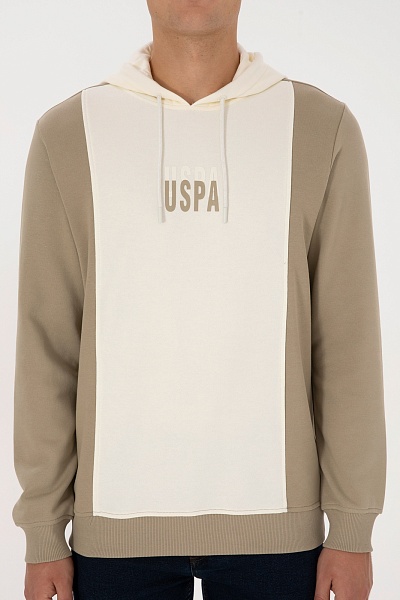 Худи с контрастными вставками - G081SZ0820E_ZYLEM Толстовка муж. (VR183, XL)