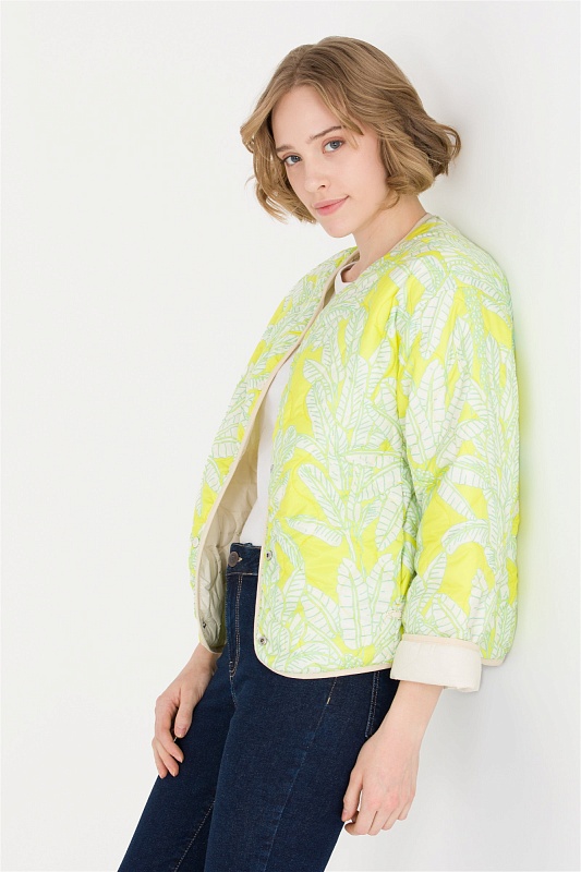 Куртка стеганая без капюшона двухсторонняя - G082SZ0MS0MILOS-PRINTED Куртка жен. (VR011, 36)