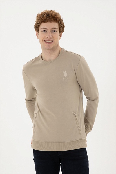 Свитшот с карманами на молнии - G081SZ0820GOUR Толстовка муж. (VR183, XL)