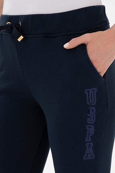 Спортивные брюки на манжетах зауженные - G082SZ0OP0PT0125 Брюки спорт. жен. (VR033, M)