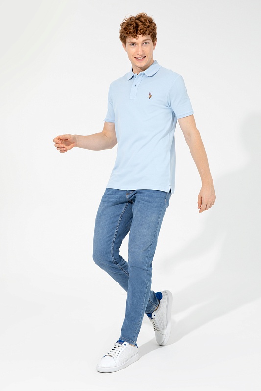 Футболка-поло из хлопка - G081SZ0110TP10IY024 Футболка муж. (VR003, M)