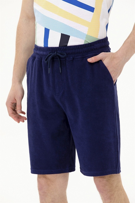 Спортивные шорты из махрового трикотажа - G081SZ0OS0MATE Брюки спорт. муж. (VR033, XL)