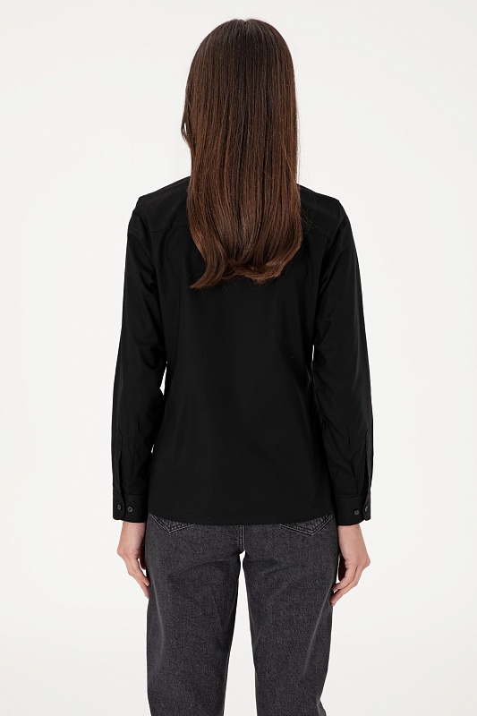 Рубашка из хлопка приталенная - G082SZ0040CRISTA024K Сорочка жен. (VR046, 40)