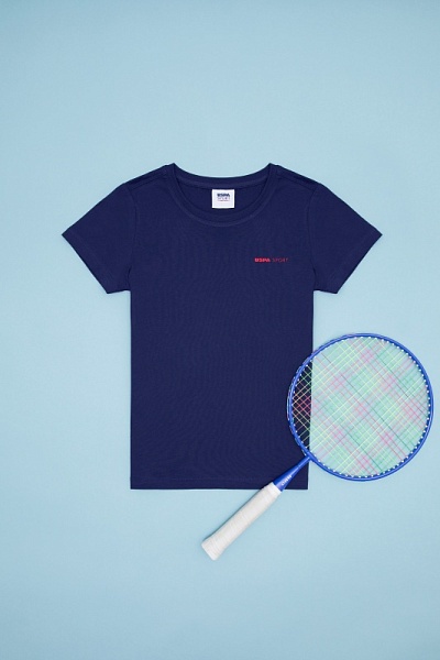 Футболка из хлопка с логотипом для мальчиков - G083SZ0110PUNOKIDS Футболка муж. детс. (VR033, 3_4)