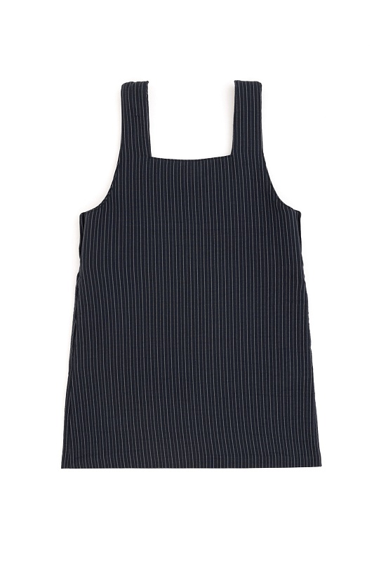 Сарафан из смесовой шерсти в полоску для девочек - G084SZ0320SIMO Платье жен. детс. (VR033, 6_7)